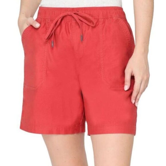 Tahari Women's Short, Red Medium NEW - Picture 3 of 3